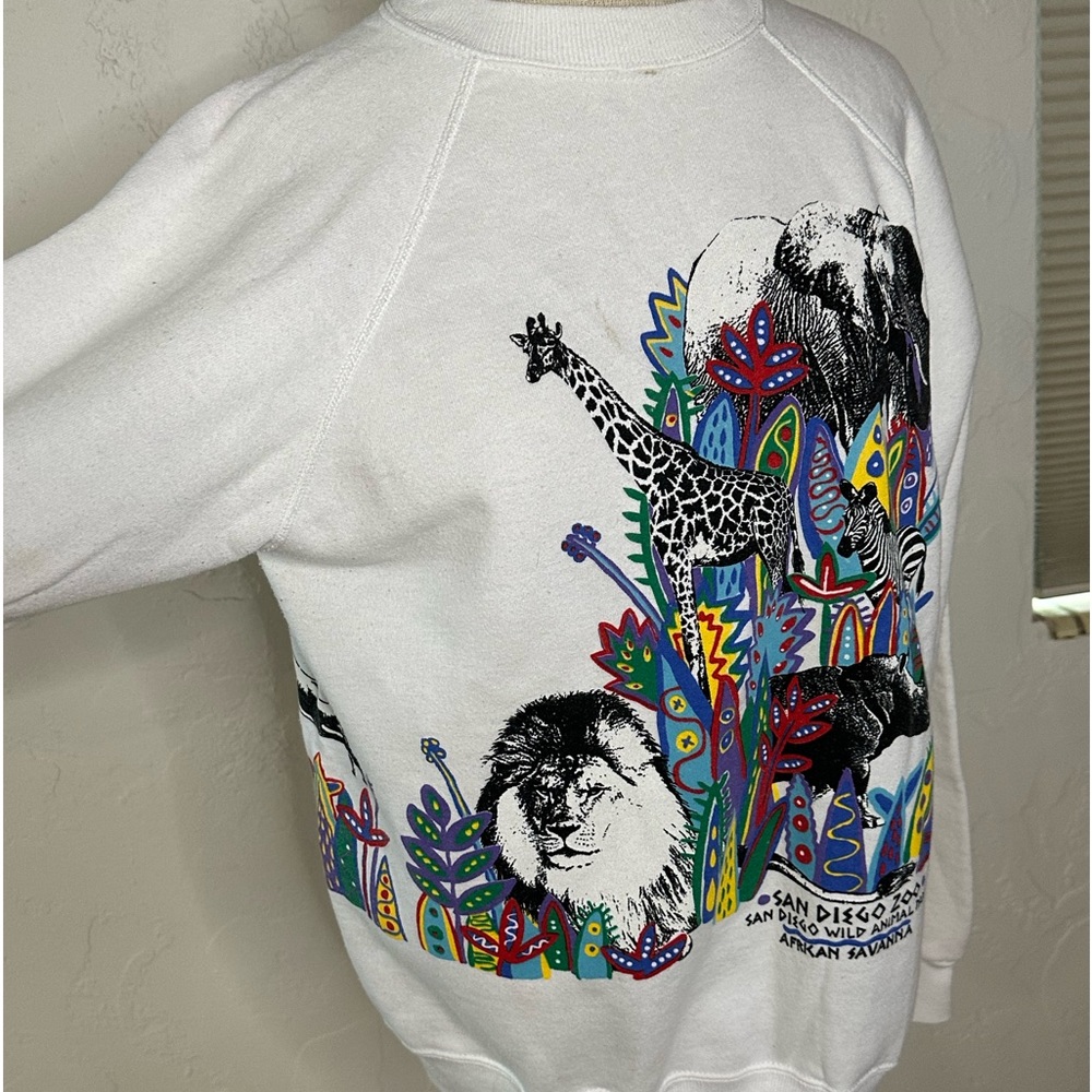 Vintage 1980s San Diego Zoo Graphic Crewneck